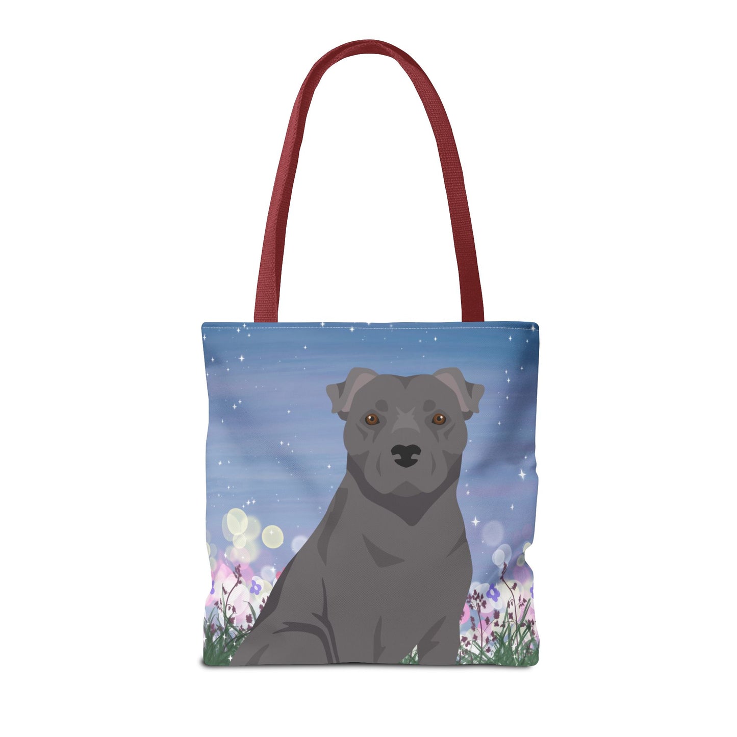 Staffordshire Bull Terrier Dog Tote Bag 16x16