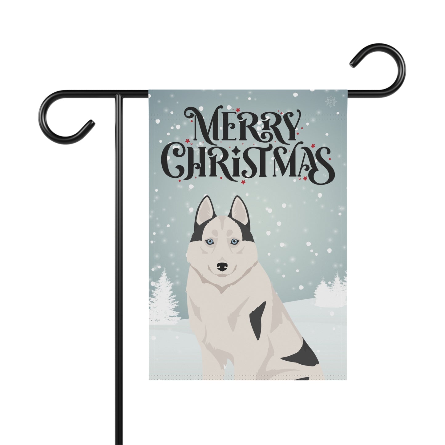 Siberian Husky Dog Garden Flag