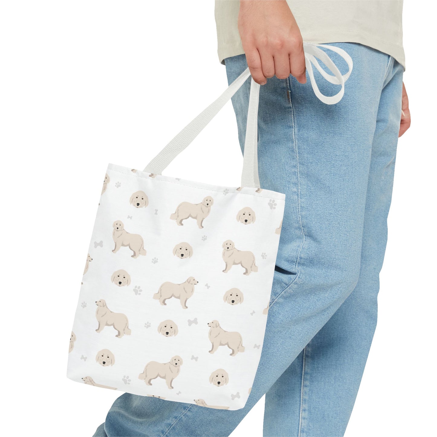 Great Pyrenees Dog Tote Bag, Pyrenees Dog Mom Gift