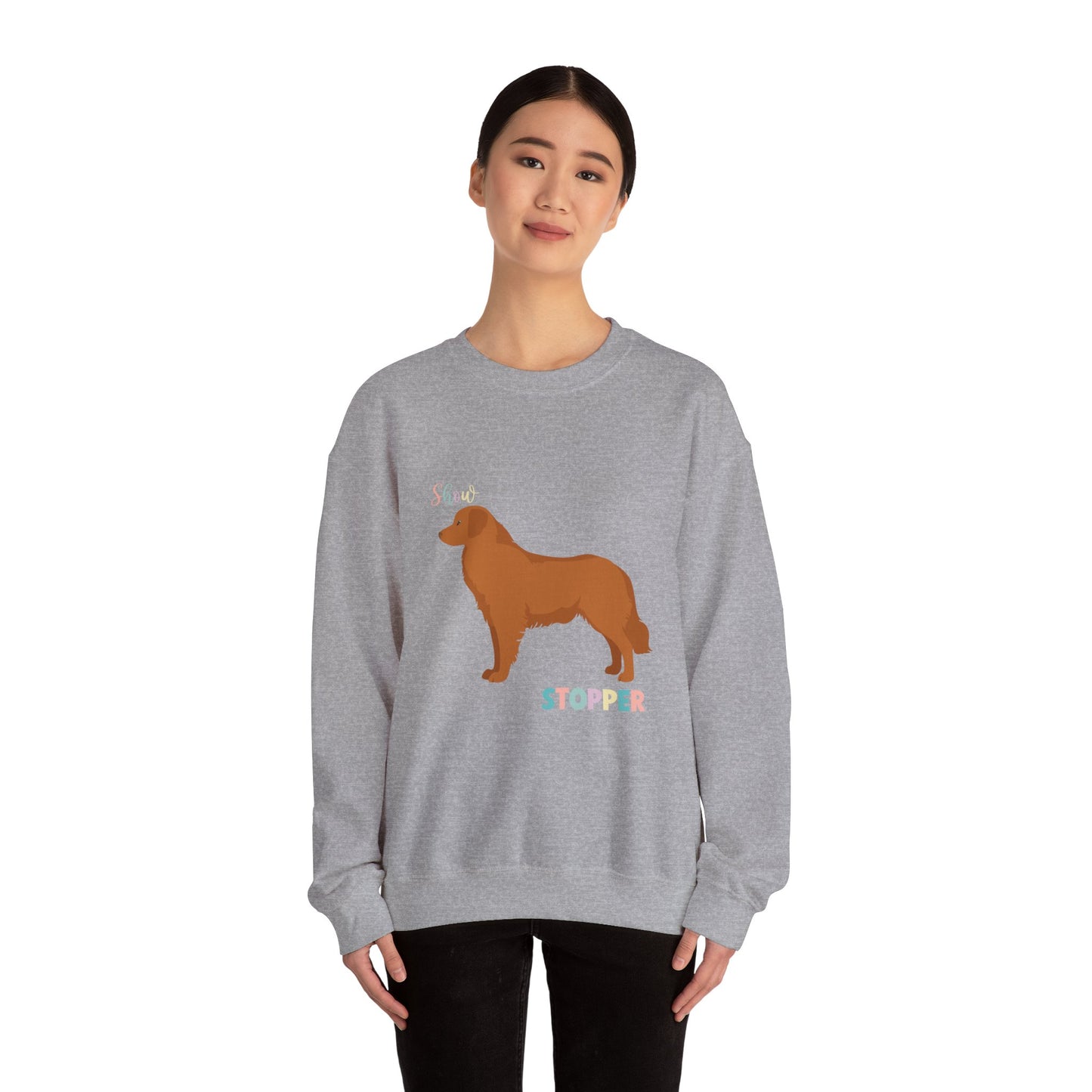 Nova Scotia Duck Tolling Retriever Dog Unisex Heavy Blend Crewneck Sweatshirt
