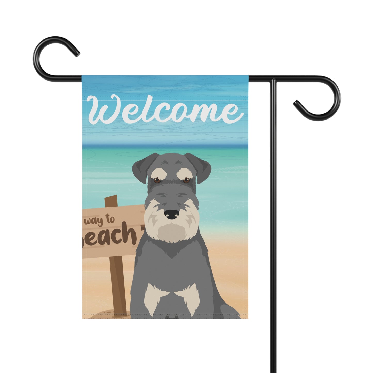 Schnauzer Dog Garden Flag