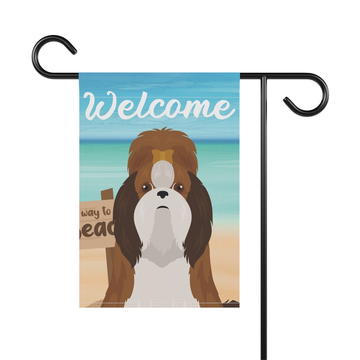 Shih Tzu Dog Garden Flag
