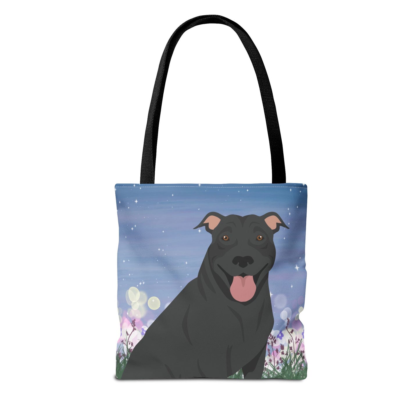 Pit Bull Dog Tote Bag 13x13