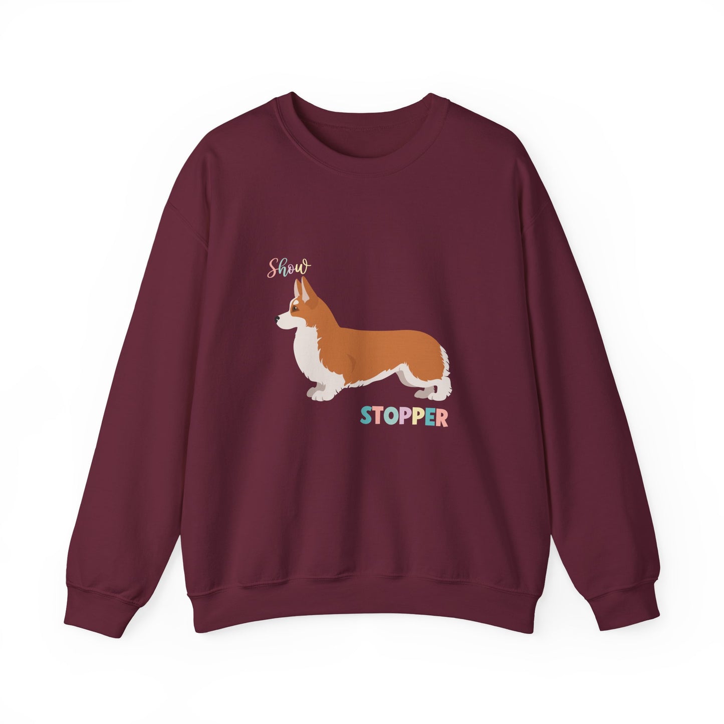 Pembroke Welsh Corgi Dog Unisex Heavy Blend Crewneck Sweatshirt