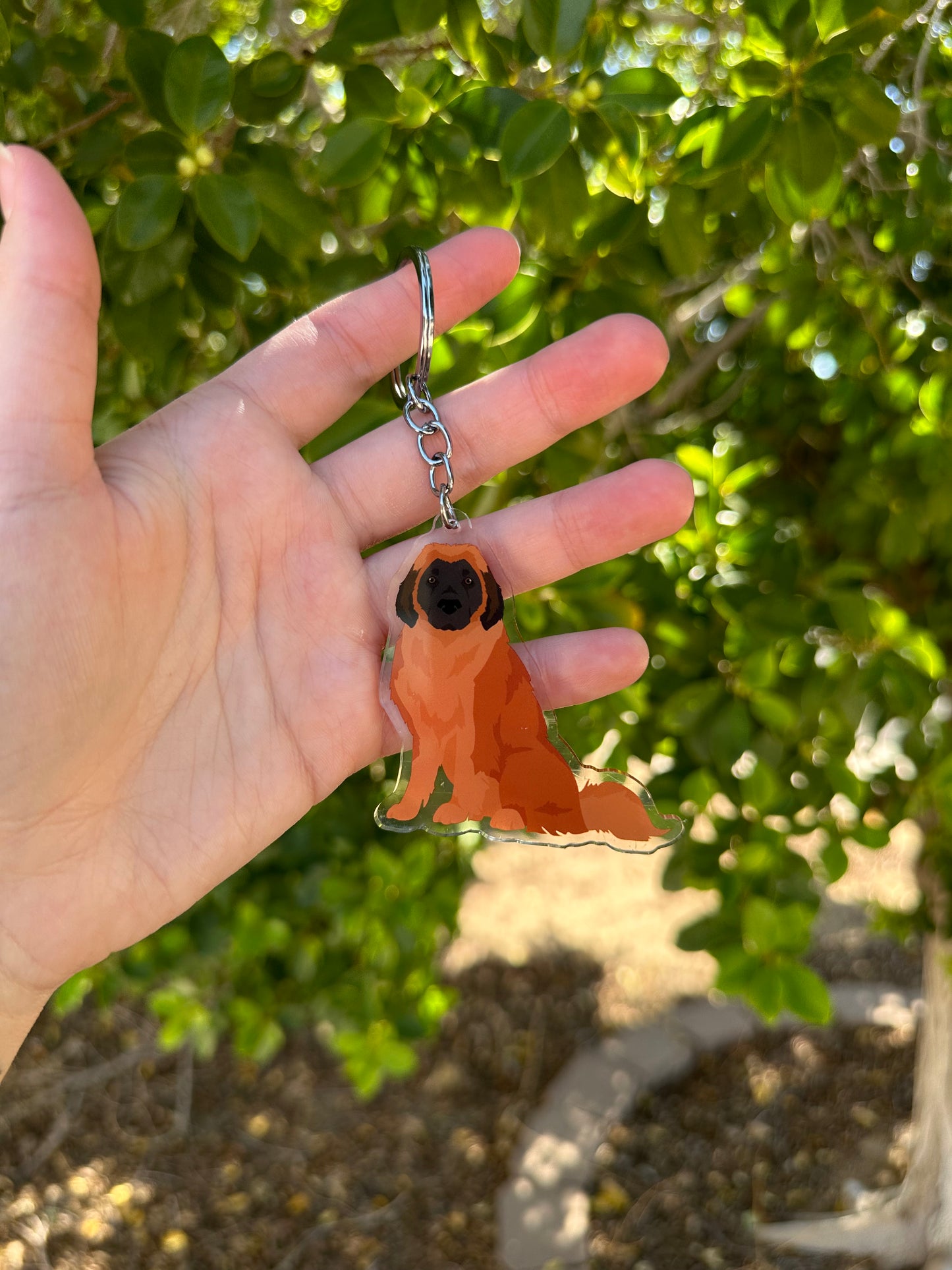 Leonberger Dog 2.5in Acrylic Keychain