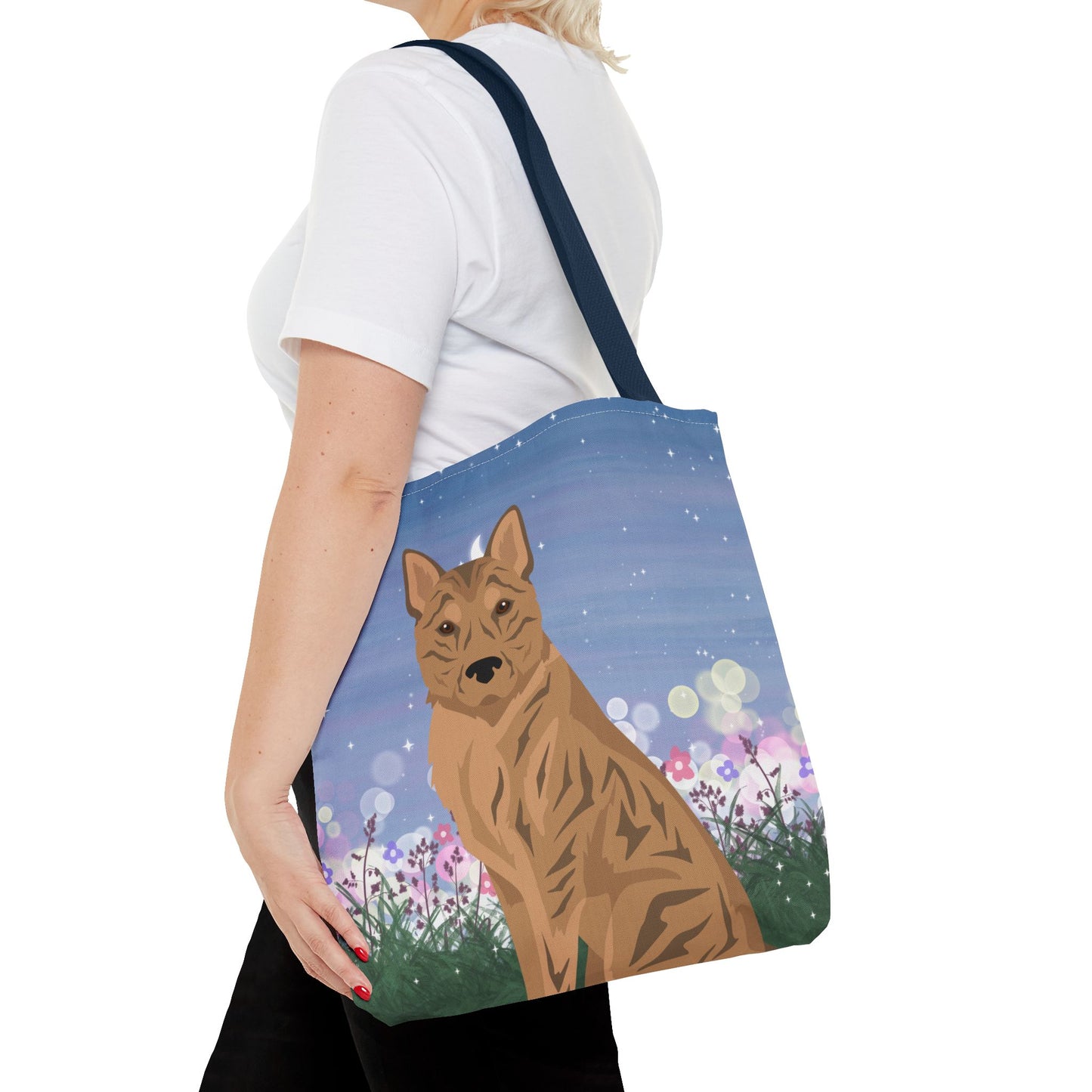 Korean Jindo Dog Tote Bag 16x16