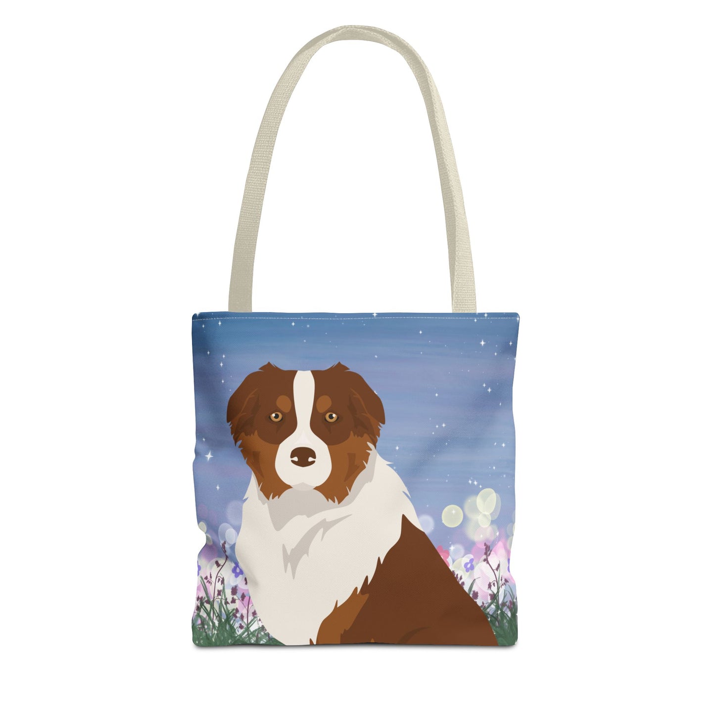 Australian Shepherd Dog Tote Bag 13x13