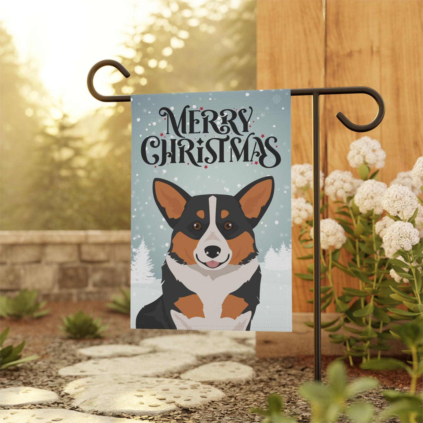 Pembroke Welsh Corgi Dog Garden Flag
