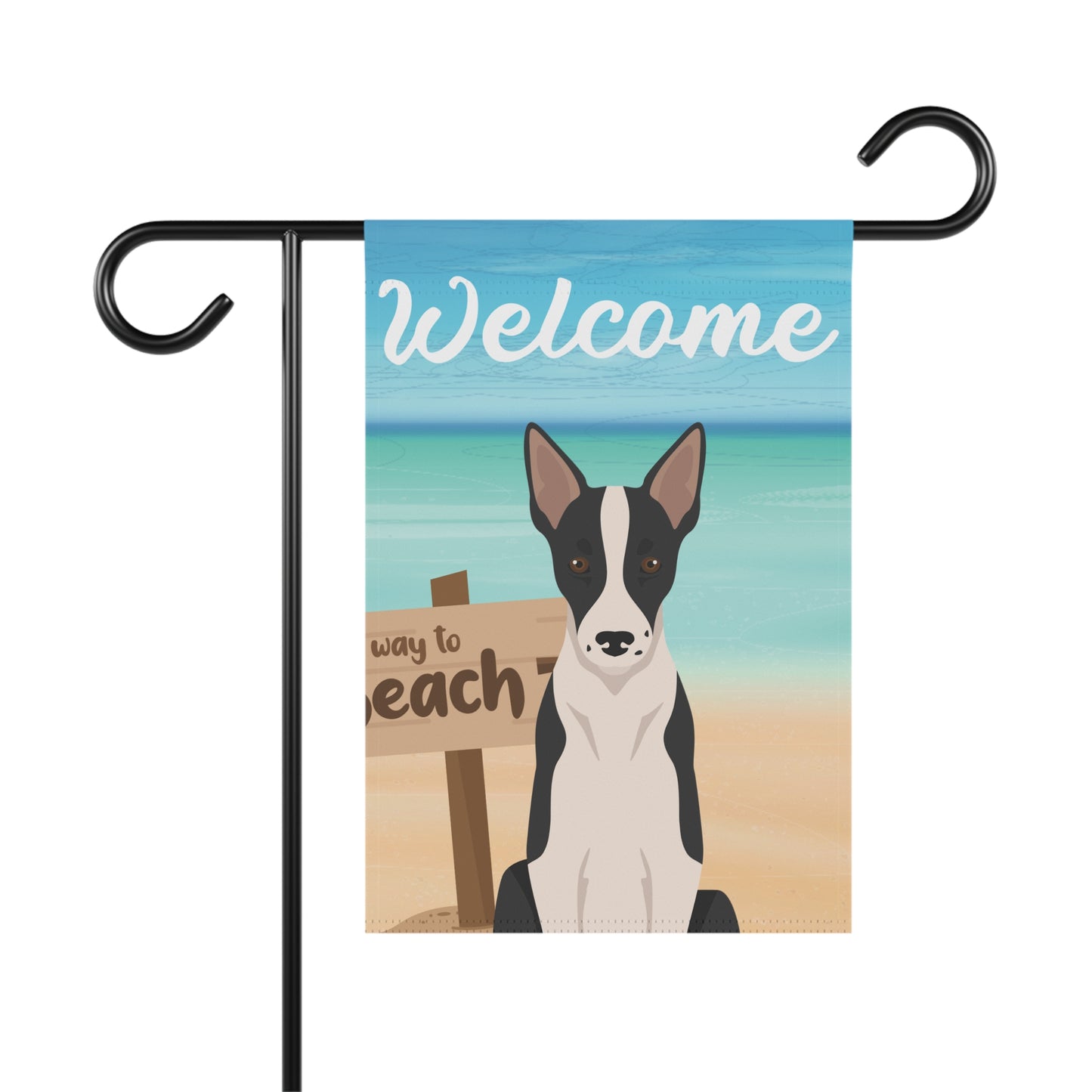 Border Collie Dog Garden Flag