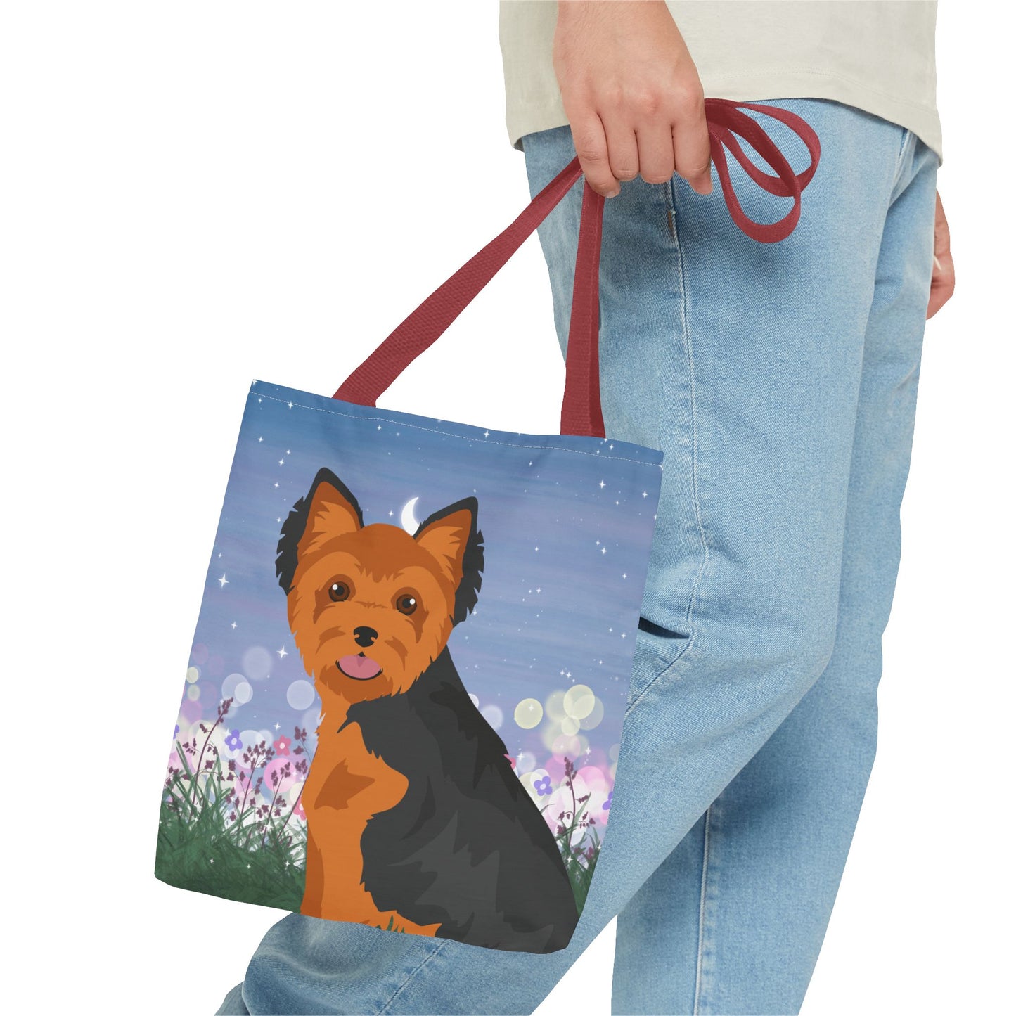 Yorkshire Terrier Dog Tote Bag 13x13
