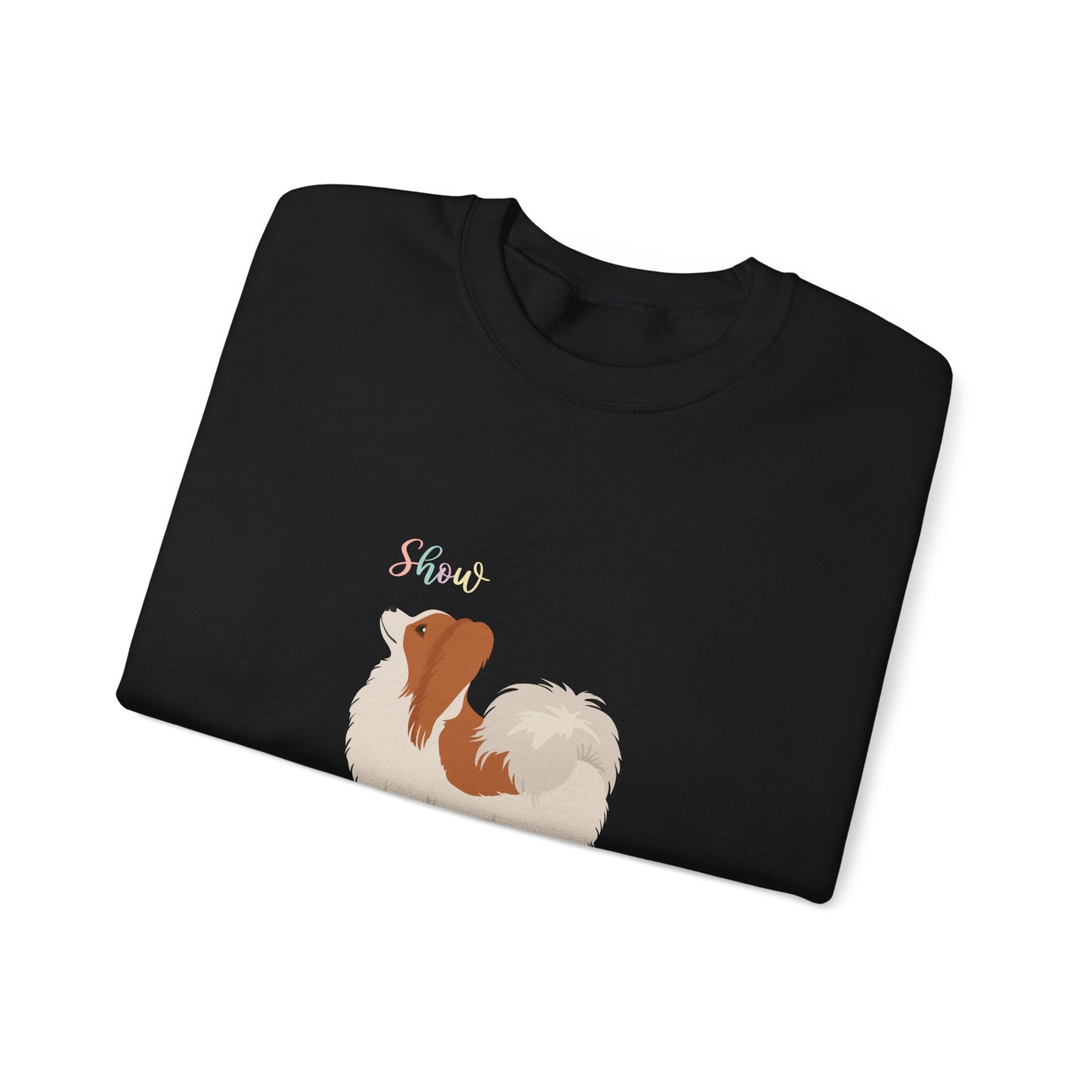 Papillon Dog Unisex Heavy Blend Crewneck Sweatshirt