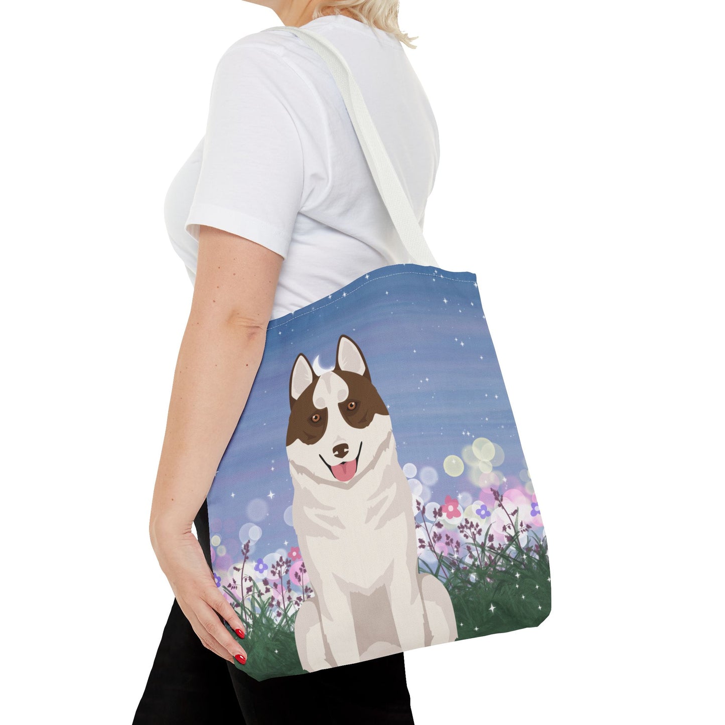 Siberian Husky Dog Tote Bag 16x16