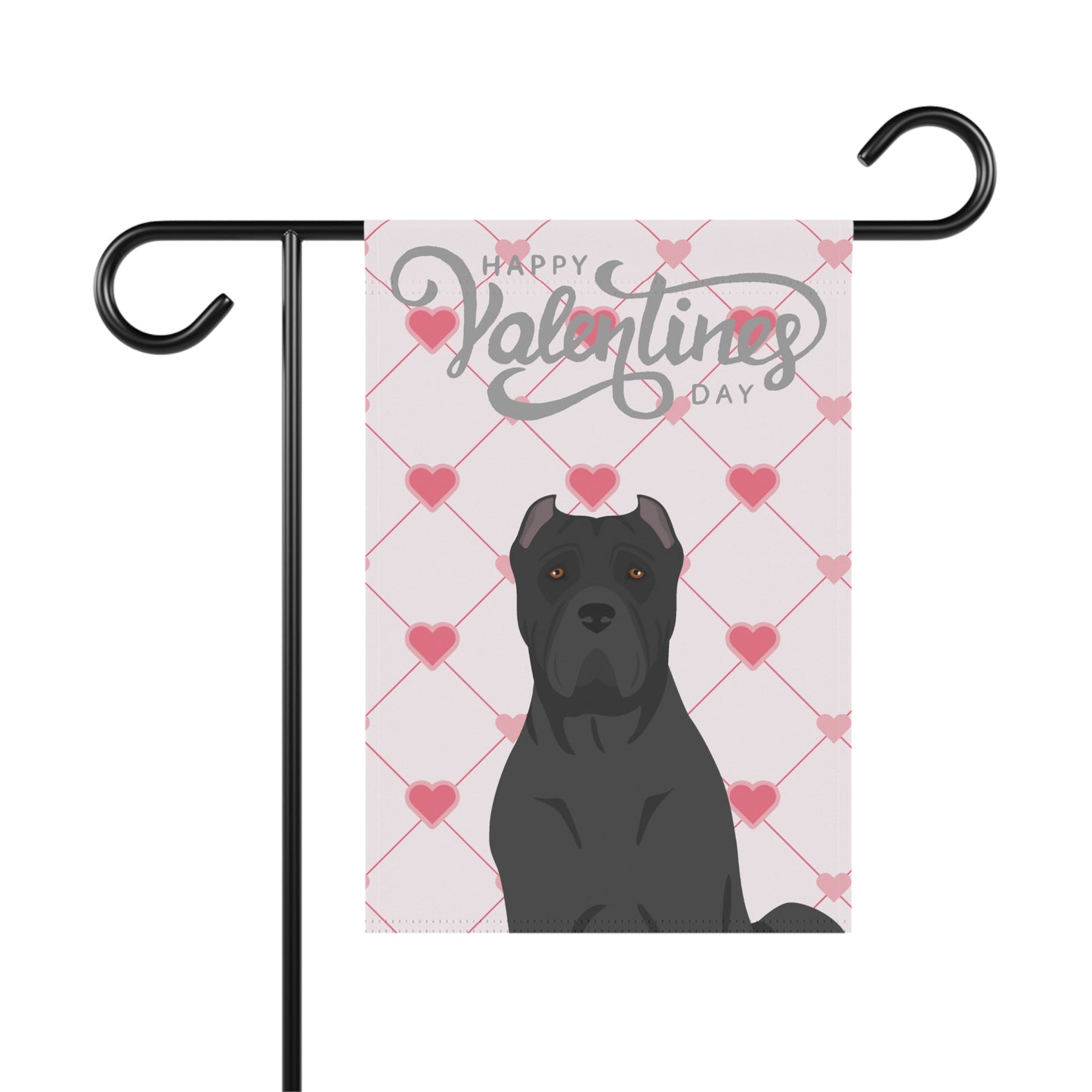 Cane Corso Dog Valentines Day Garden Flag