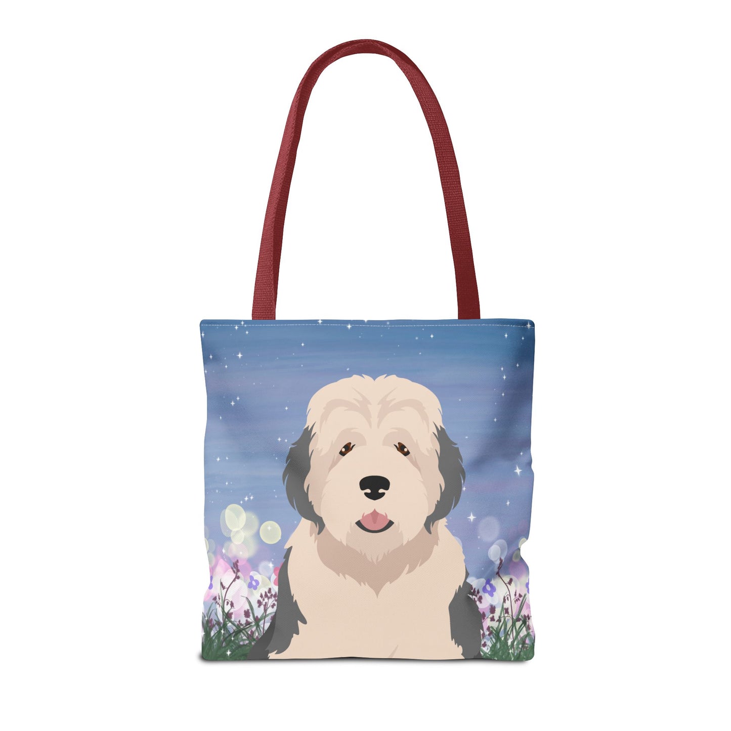 Old English Sheepdog Dog Tote Bag 16x16