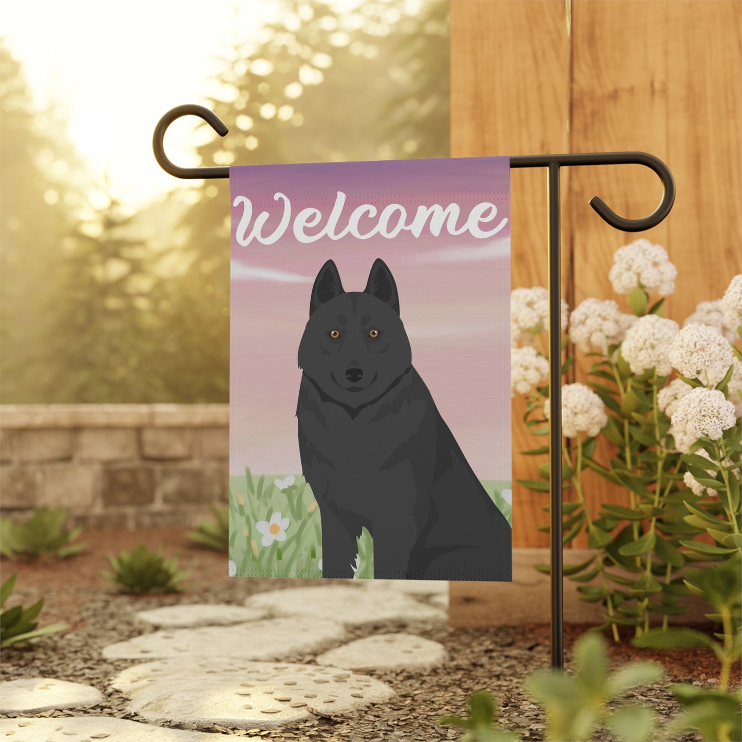 Siberian Husky Dog Welcome Garden Flag