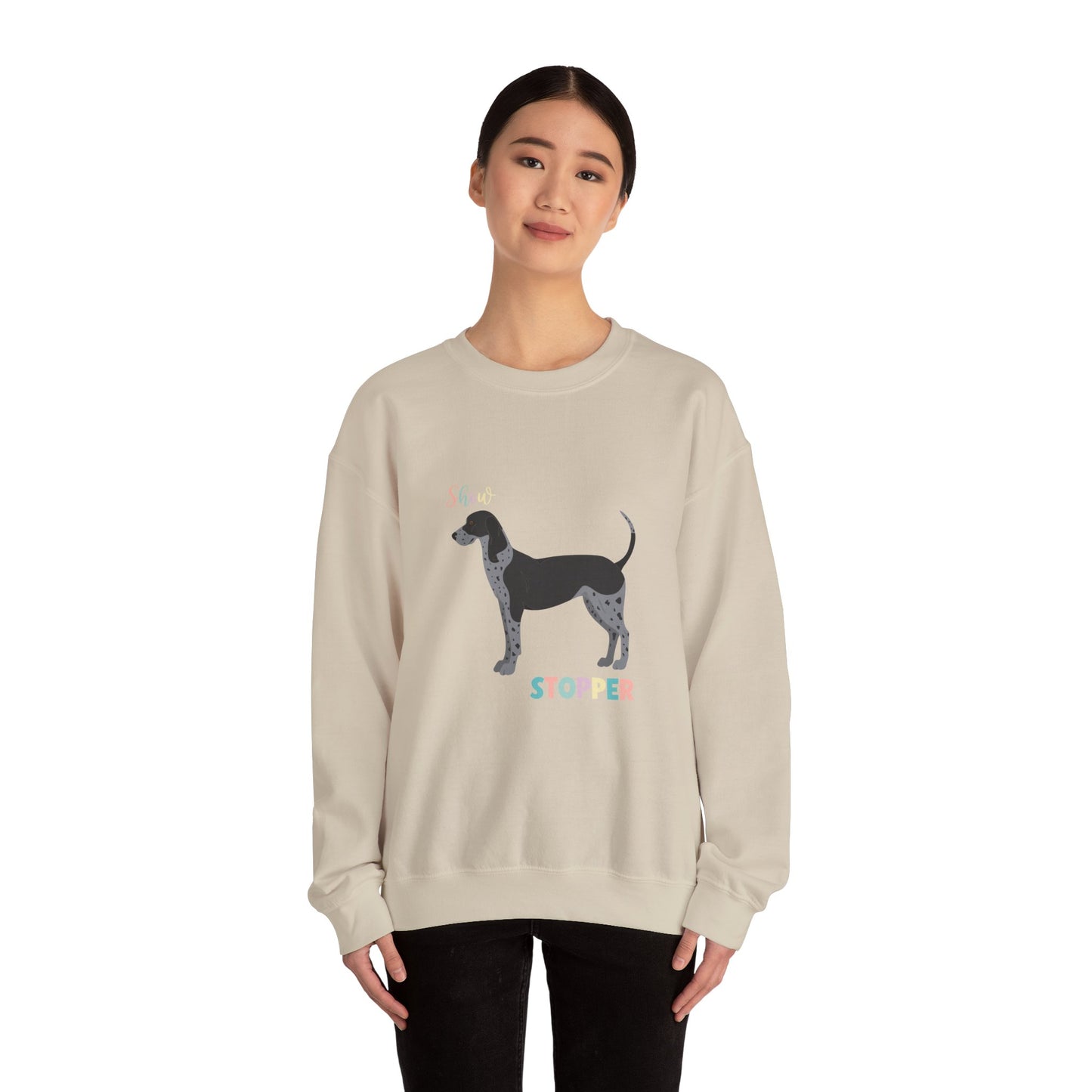 American English Coonhound Dog Unisex Heavy Blend Crewneck Sweatshirt