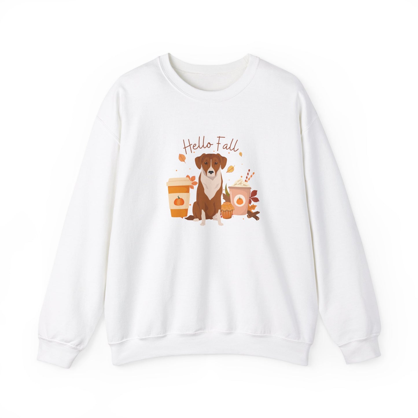 Australian Pinscher Dog Fall Unisex Heavy Blend Crewneck Sweatshirt