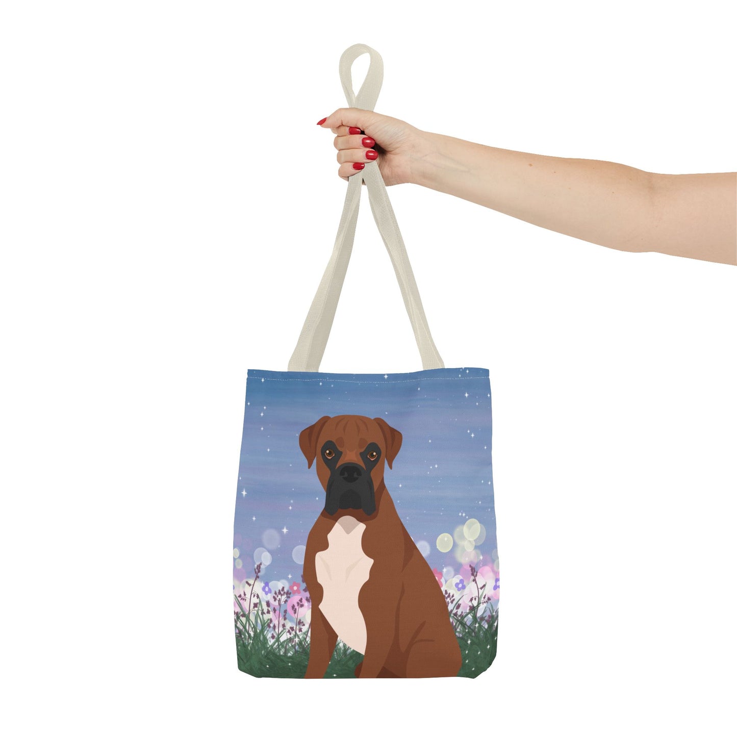 Boxer Dog Tote Bag 13x13