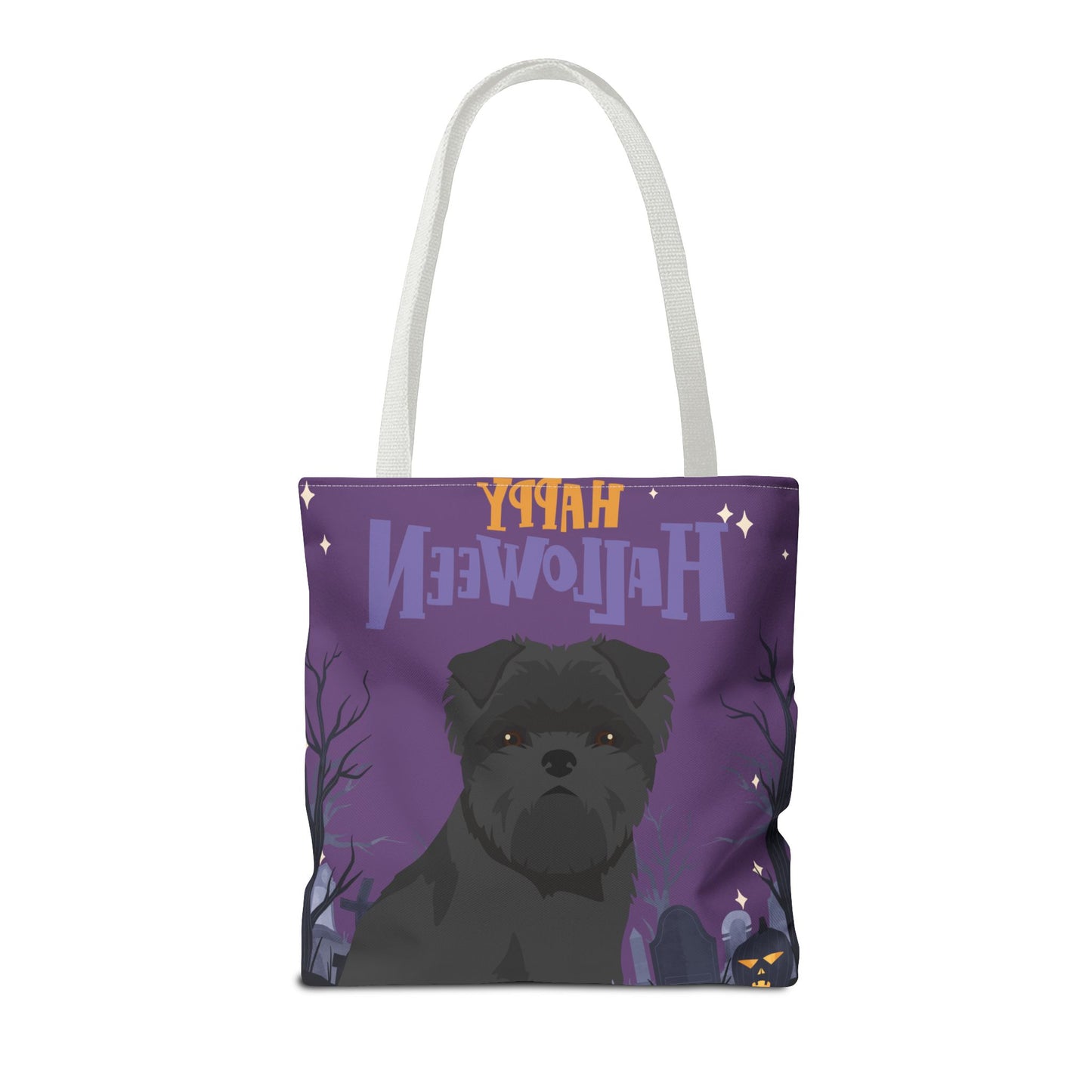 Affenpinscher Dog Happy Halloween Tote Bag 16x16