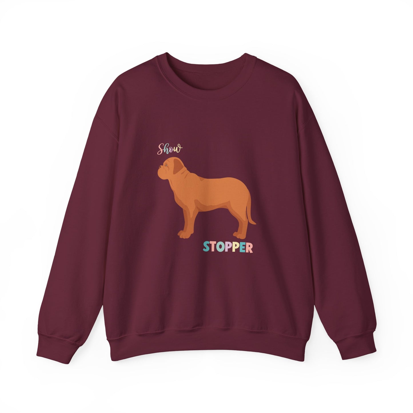 Dogue De Bordeaux Dog Unisex Heavy Blend Crewneck Sweatshirt