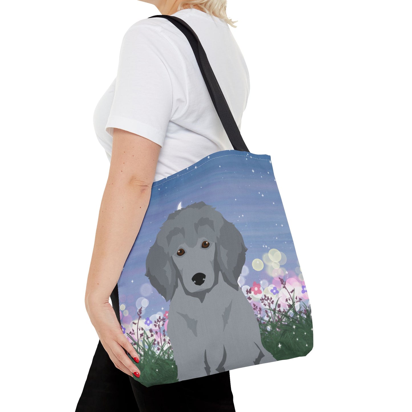 Poodle Dog Tote Bag 16x16