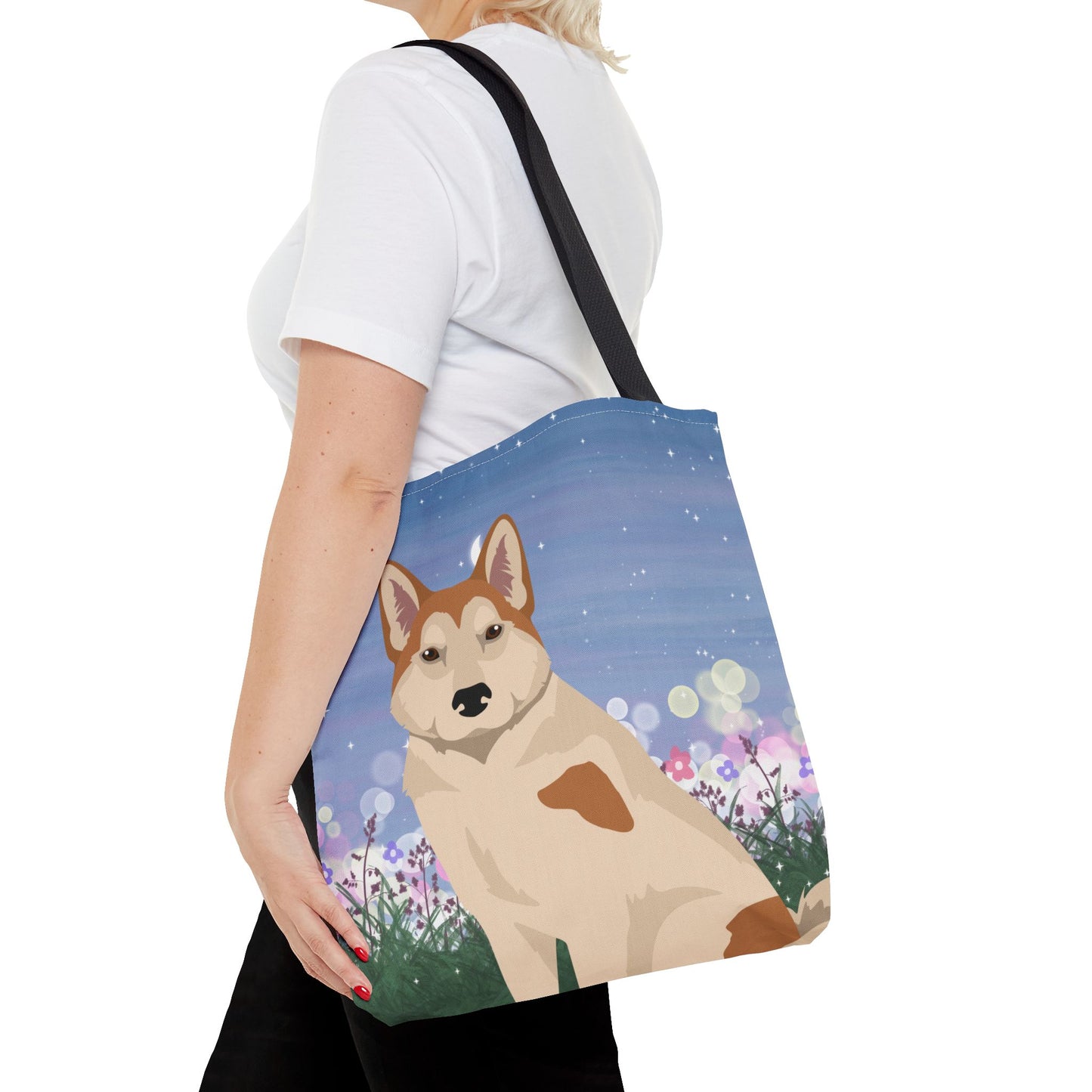 East Siberian Laika Dog Tote Bag 16x16