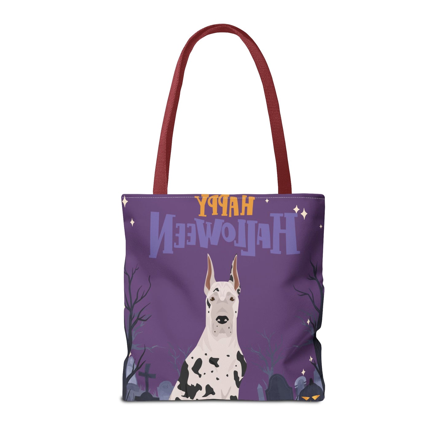Great Dane Dog Happy Halloween Tote Bag 16x16