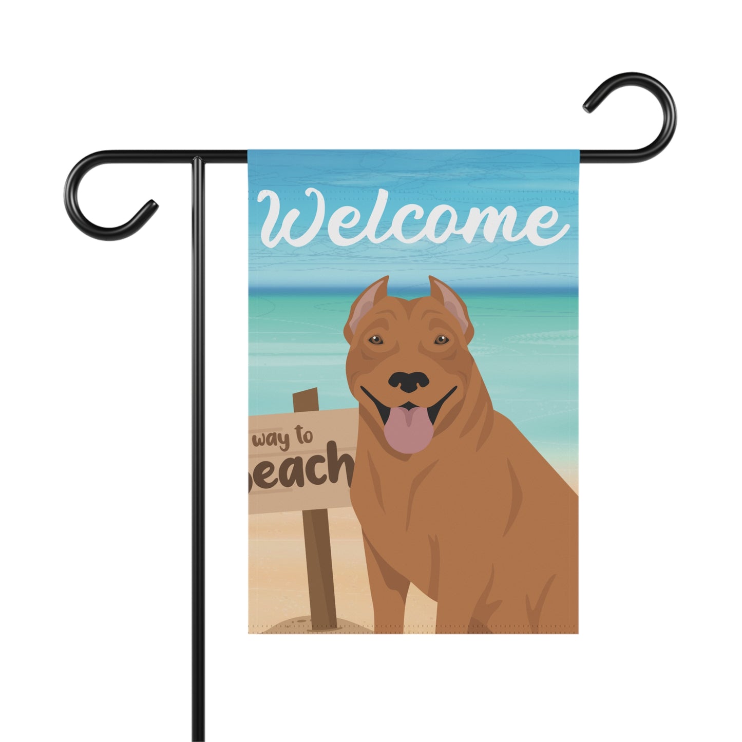 Pit Bull Dog Garden Flag