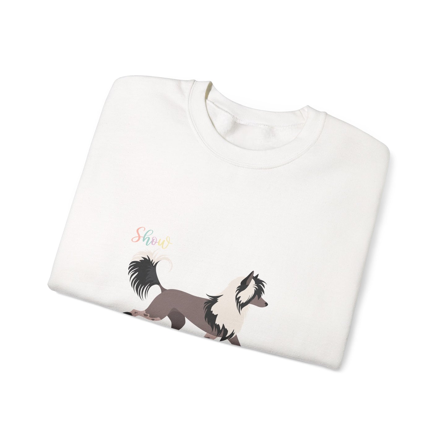 Chinese Crested Dog Dog Unisex Heavy Blend Crewneck Sweatshirt