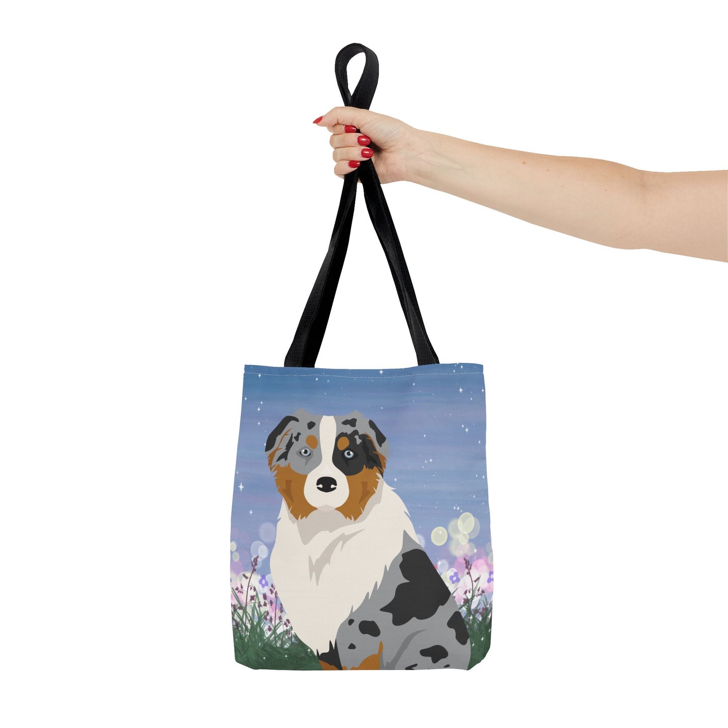 Australian Shepherd Dog Tote Bag 13x13
