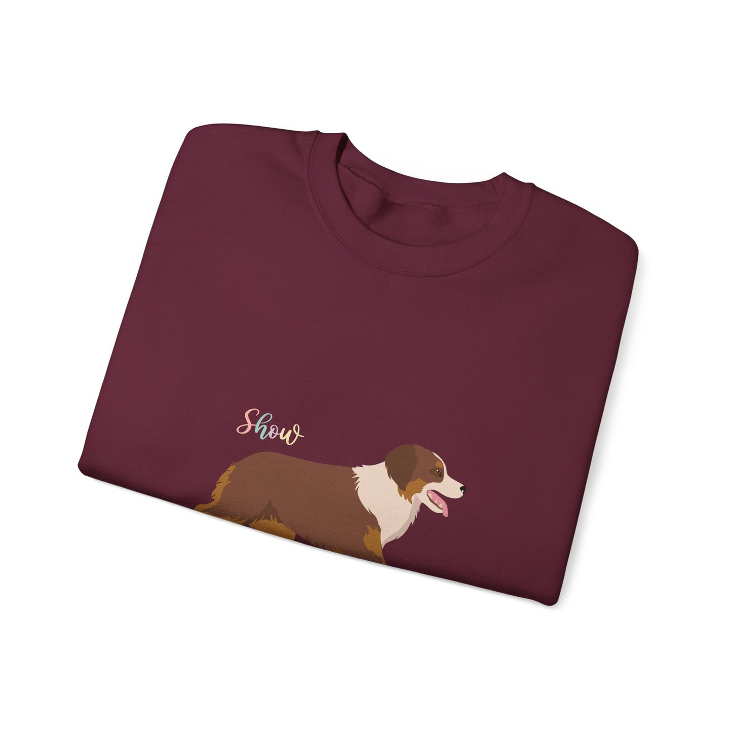 Miniature American Shepherd Dog Dog Unisex Heavy Blend Crewneck Sweatshirt