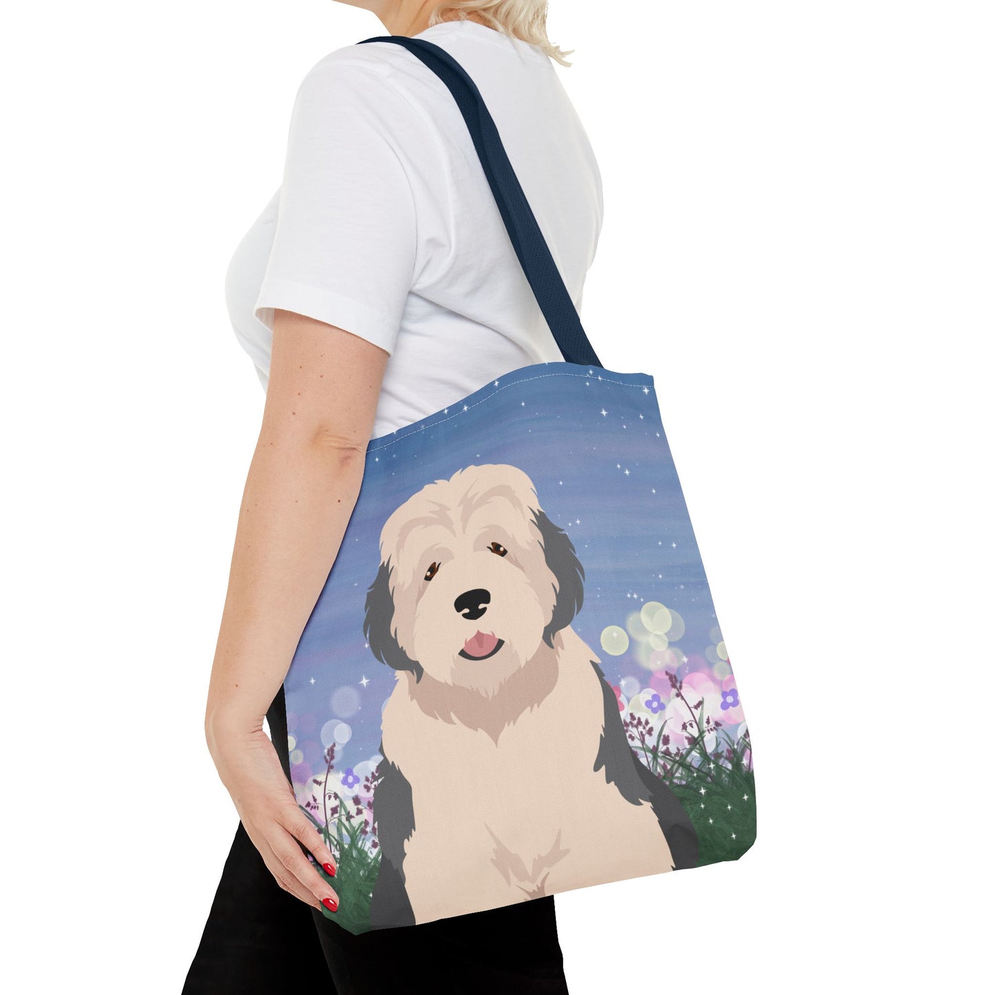 Old English Sheepdog Dog Tote Bag 16x16