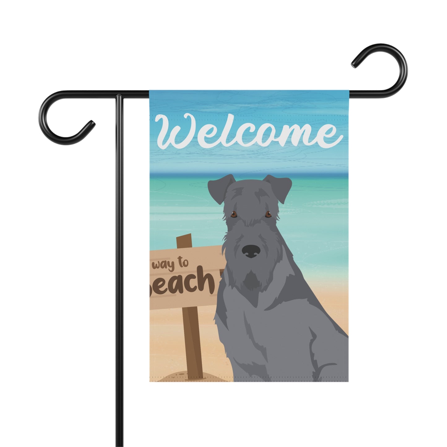 Kerry Blue Terrier Dog Garden Flag