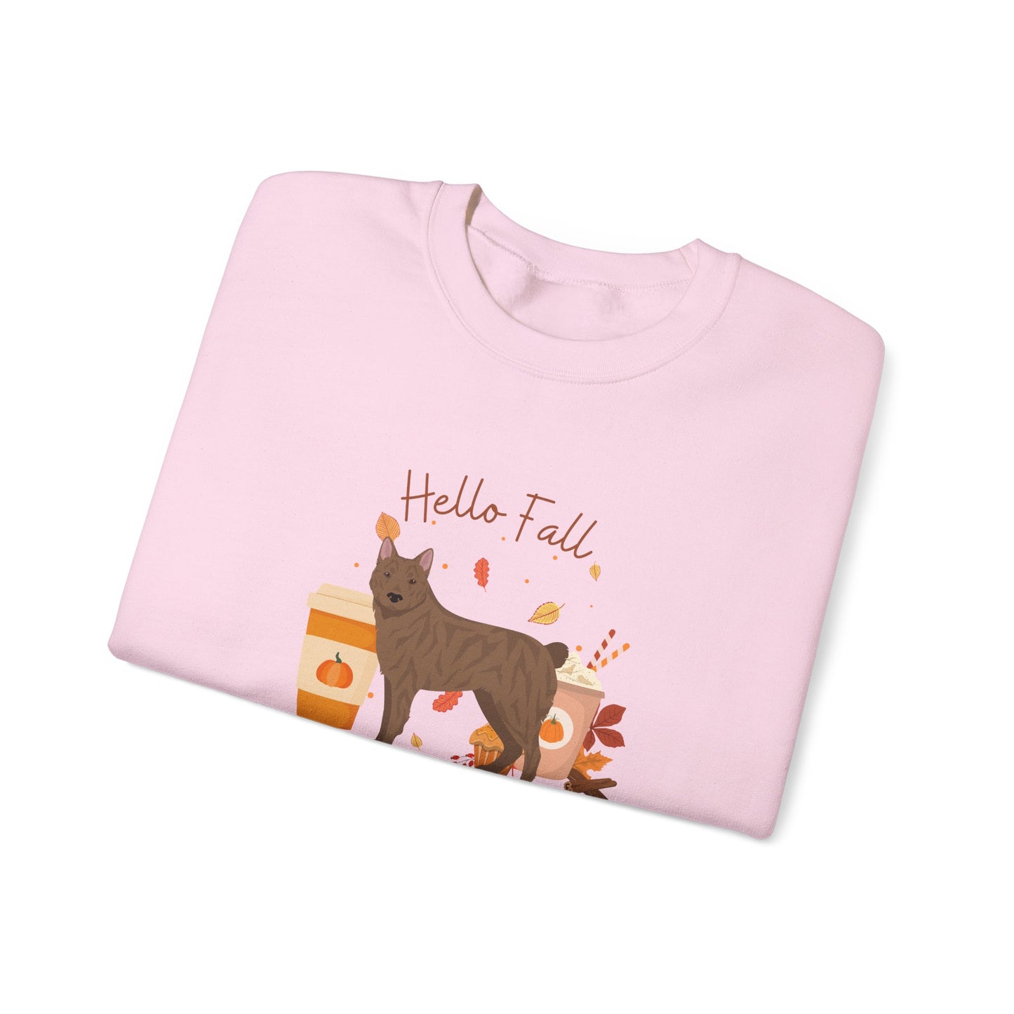 Donggyeongi Dog Fall Unisex Heavy Blend Crewneck Sweatshirt