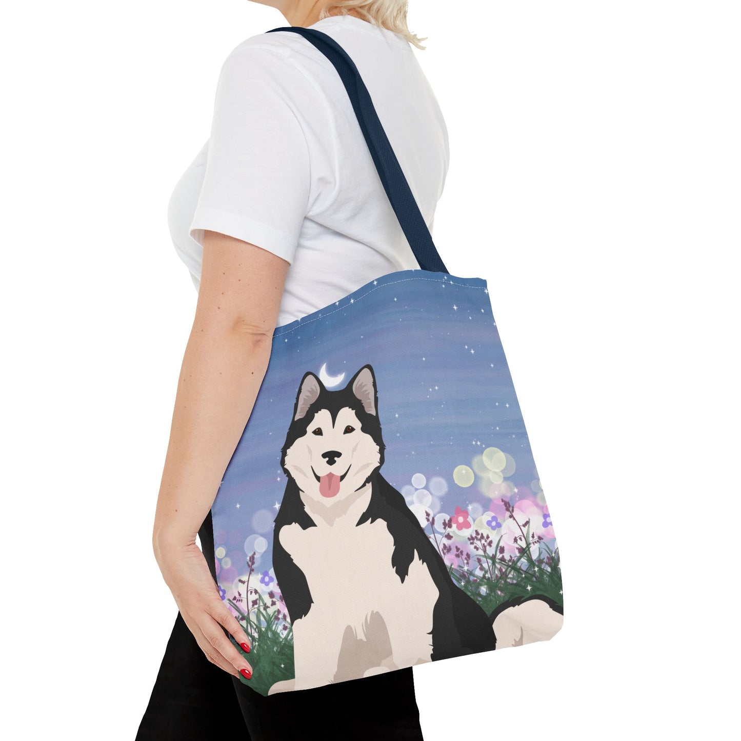 Alaskan Malamute Dog Tote Bag 16x16