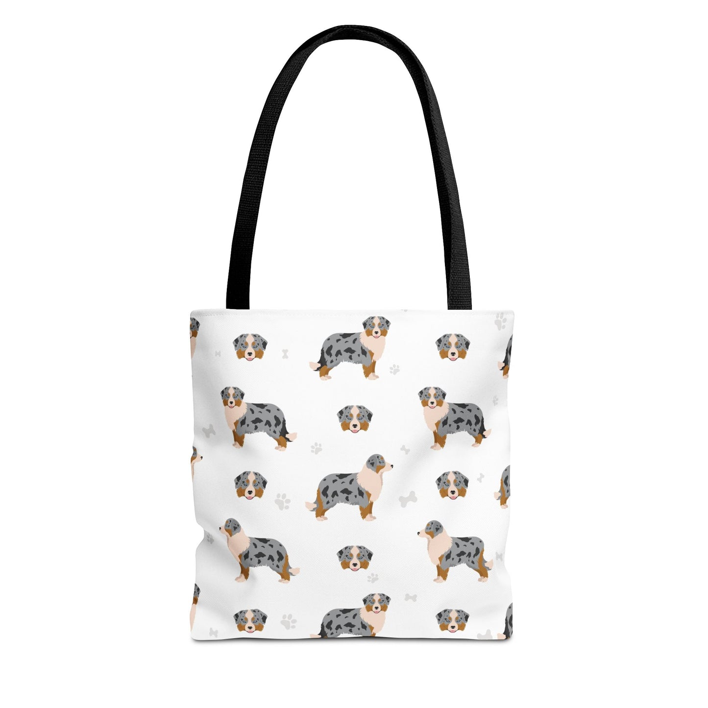 Miniature American Shepherd Dog Tote Bag, Aussie Dog Mom Gift