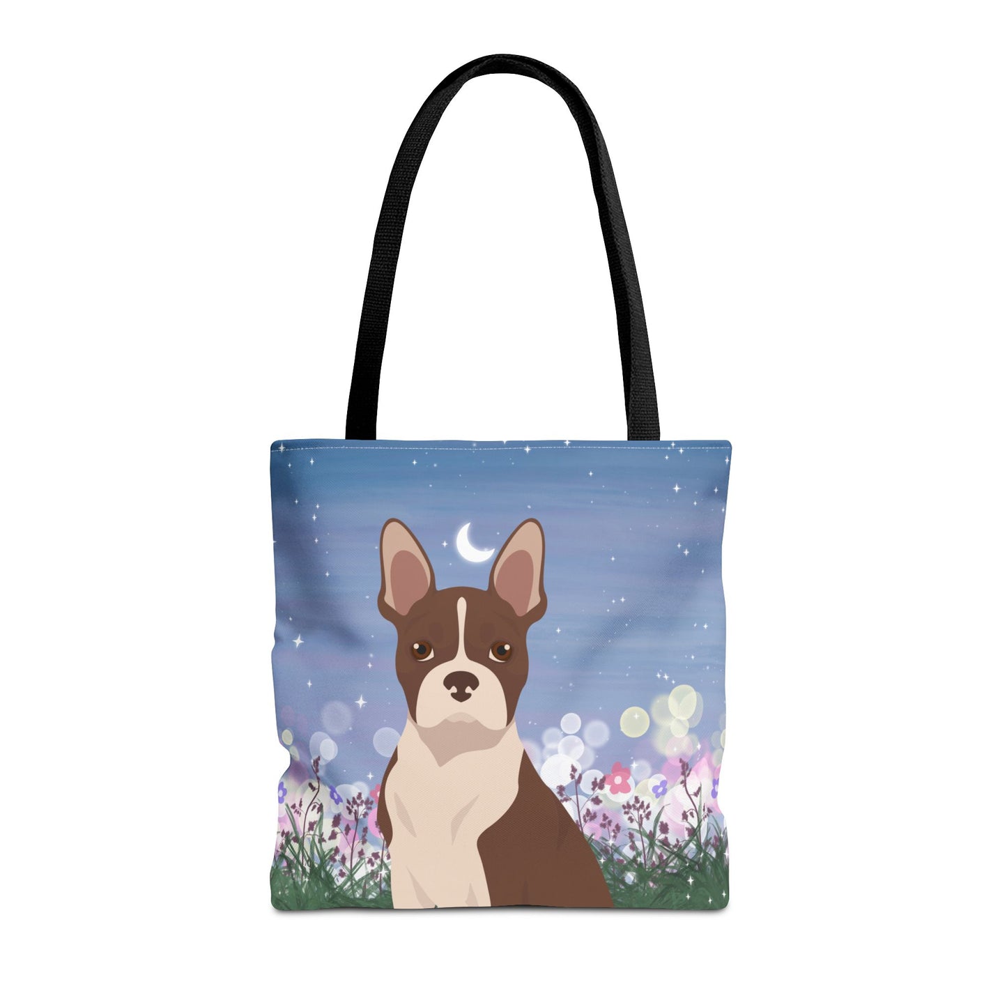 Boston Terrier Dog Tote Bag 16x16
