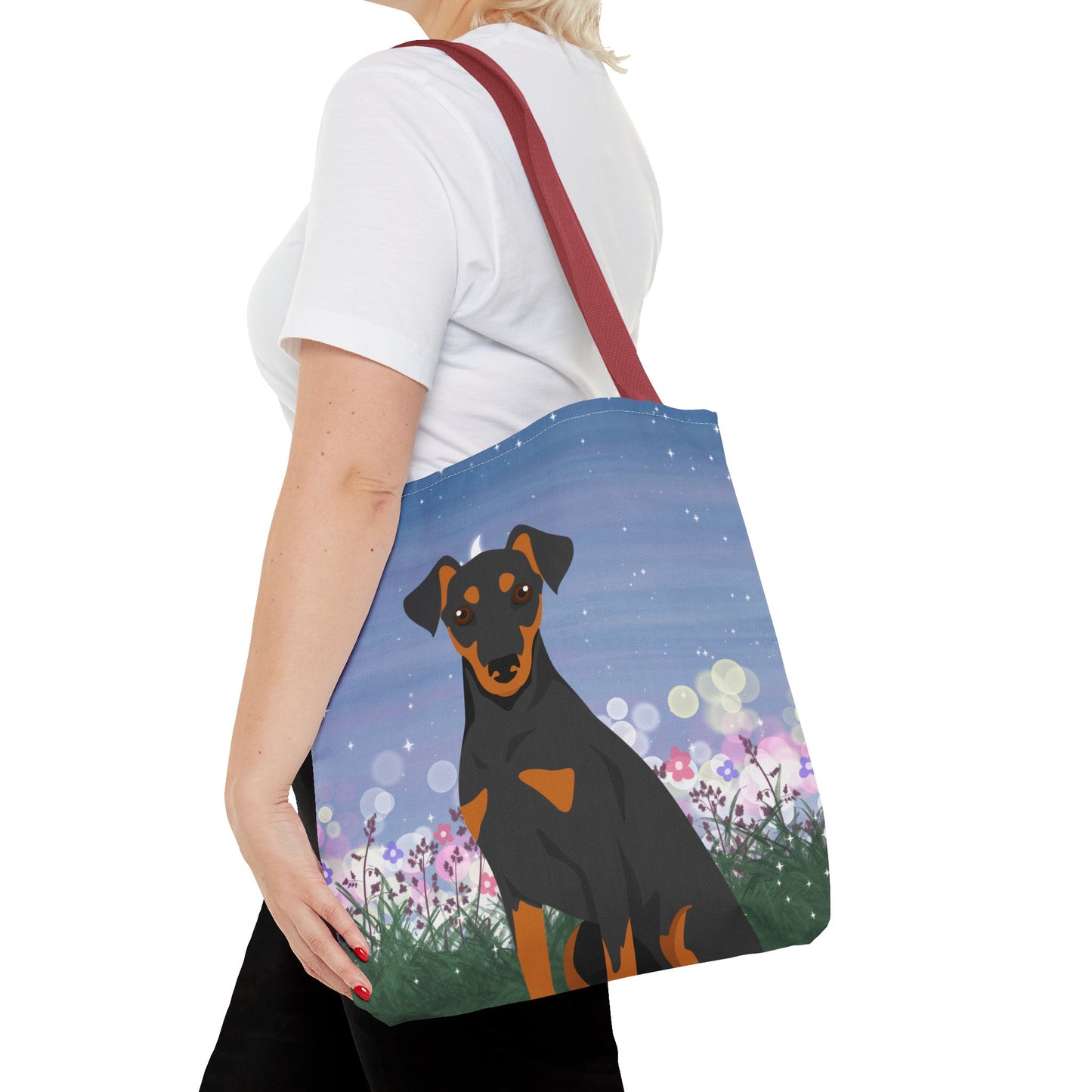 German Pinscher Dog Tote Bag 16x16