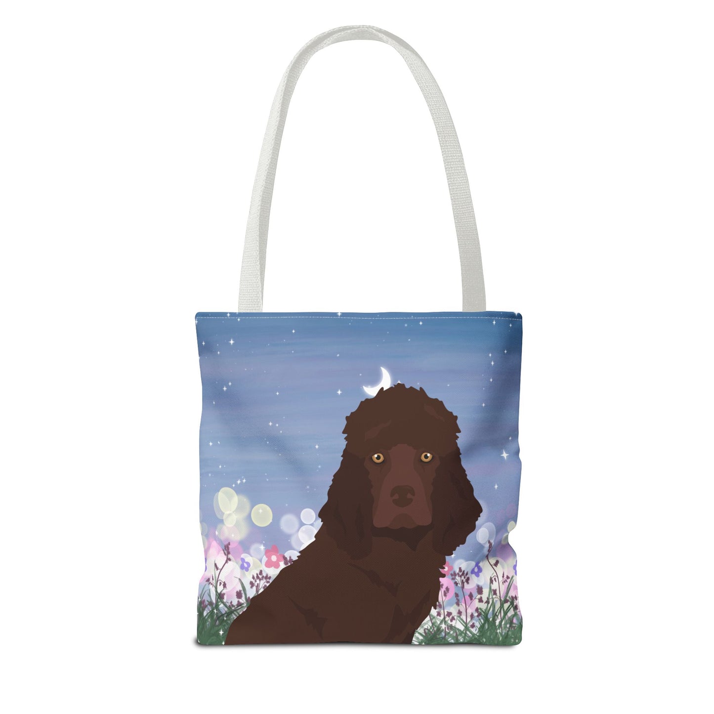 Irish Water Spaniel Dog Tote Bag 13x13