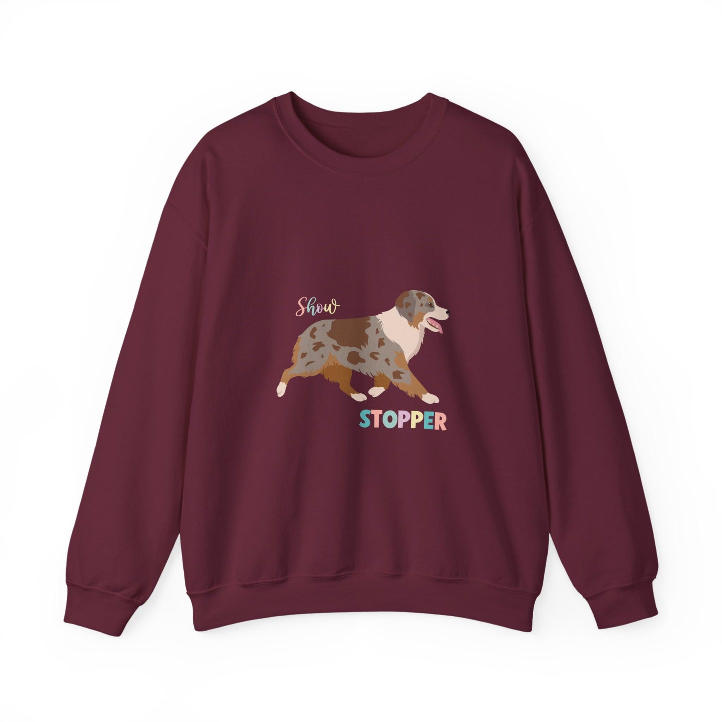 Miniature American Shepherd Dog Unisex Heavy Blend Crewneck Sweatshirt