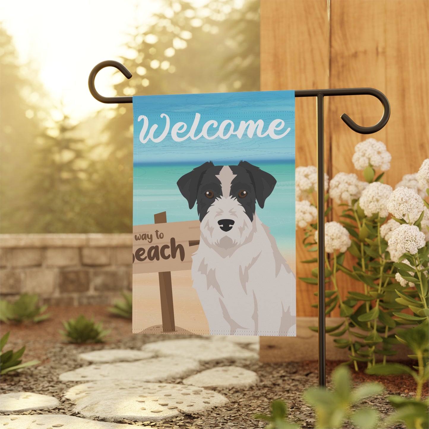 Jack Russell Terrier Dog Garden Flag