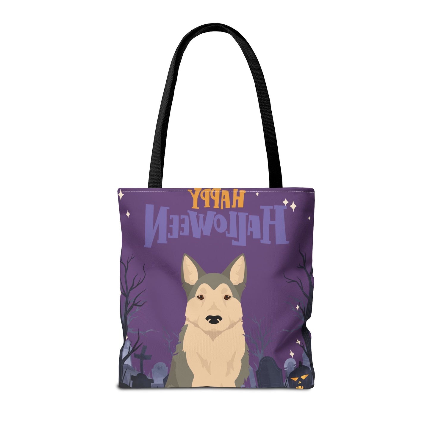 West Siberian Laika Dog Happy Halloween Tote Bag 16x16