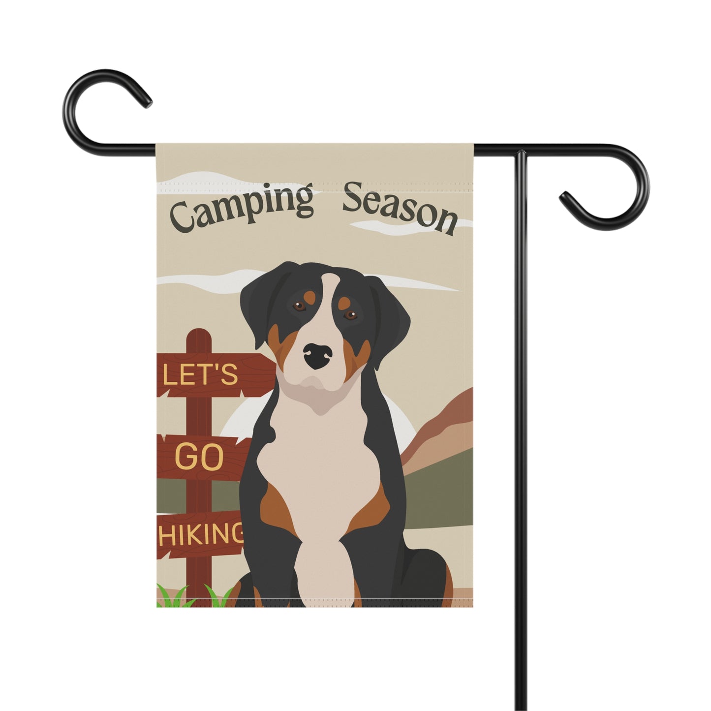 Great Swiss Mountain Dog Camping Garden Flag