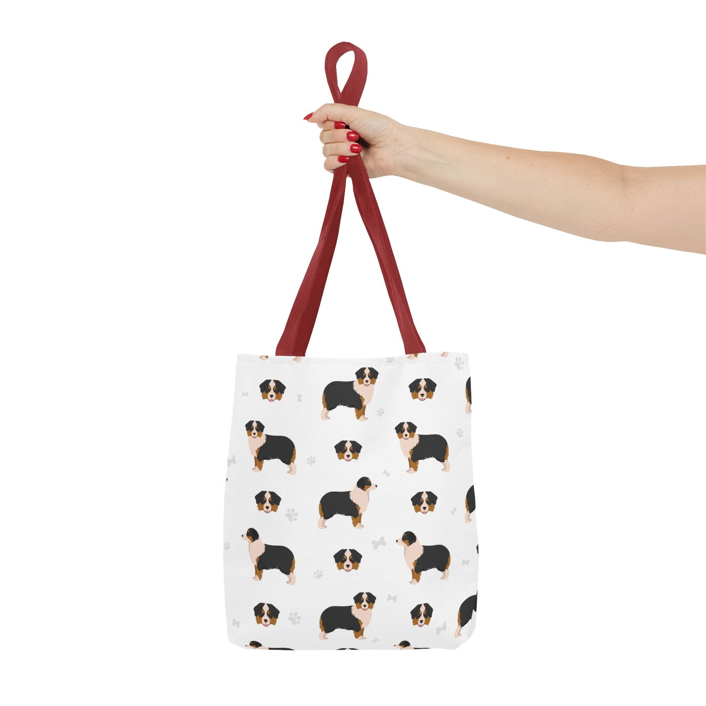 Miniature Australian Shepherd Dog Tote Bag, Aussie Dog Mom Gift