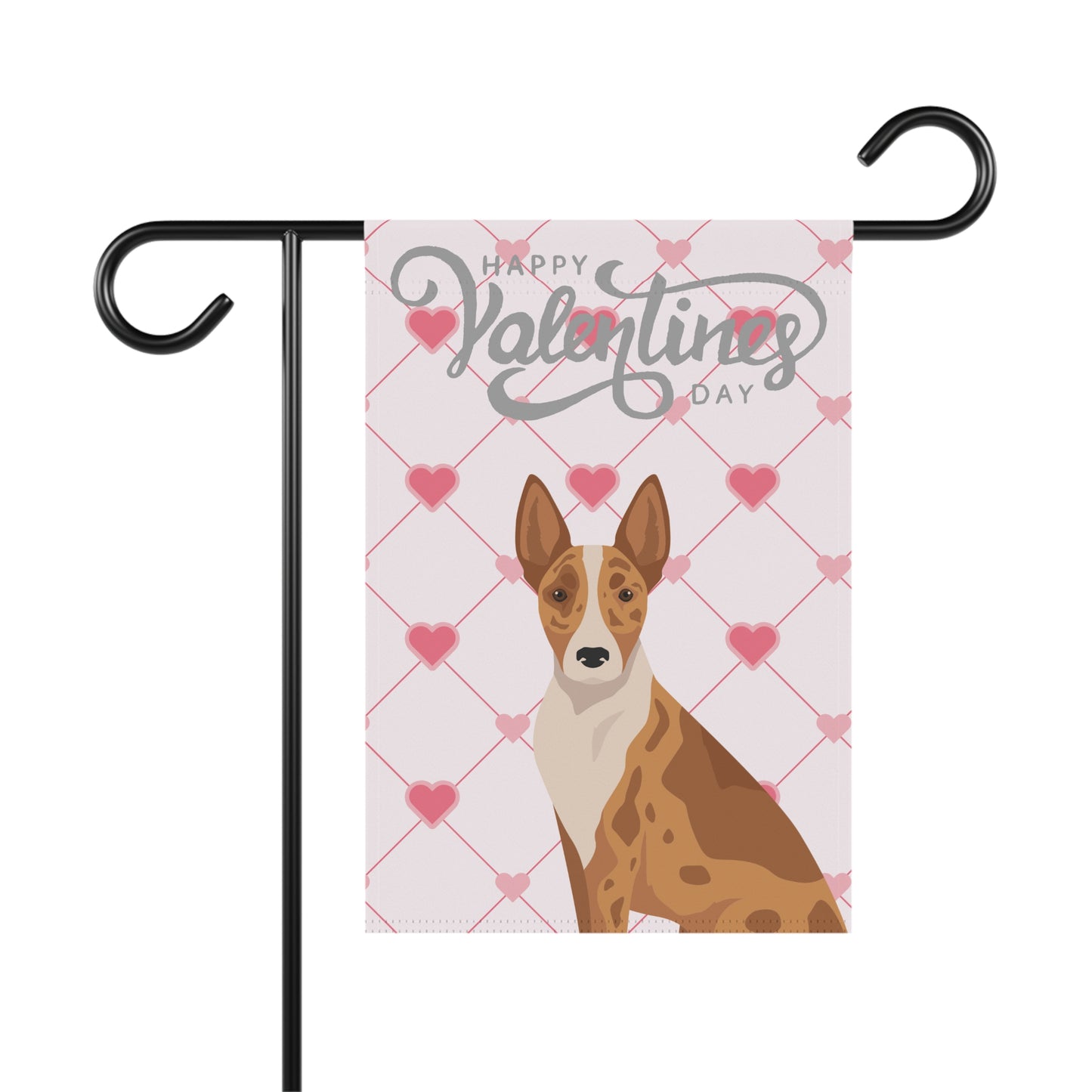 Australian Koolie Dog Valentines Day Garden Flag