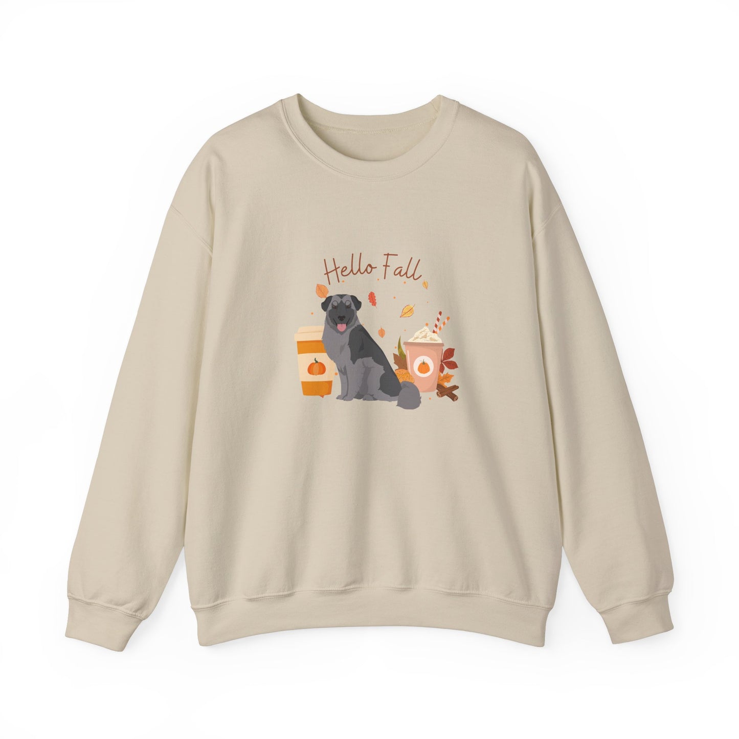 Carpathian Shepherd Dog Fall Unisex Heavy Blend Crewneck Sweatshirt