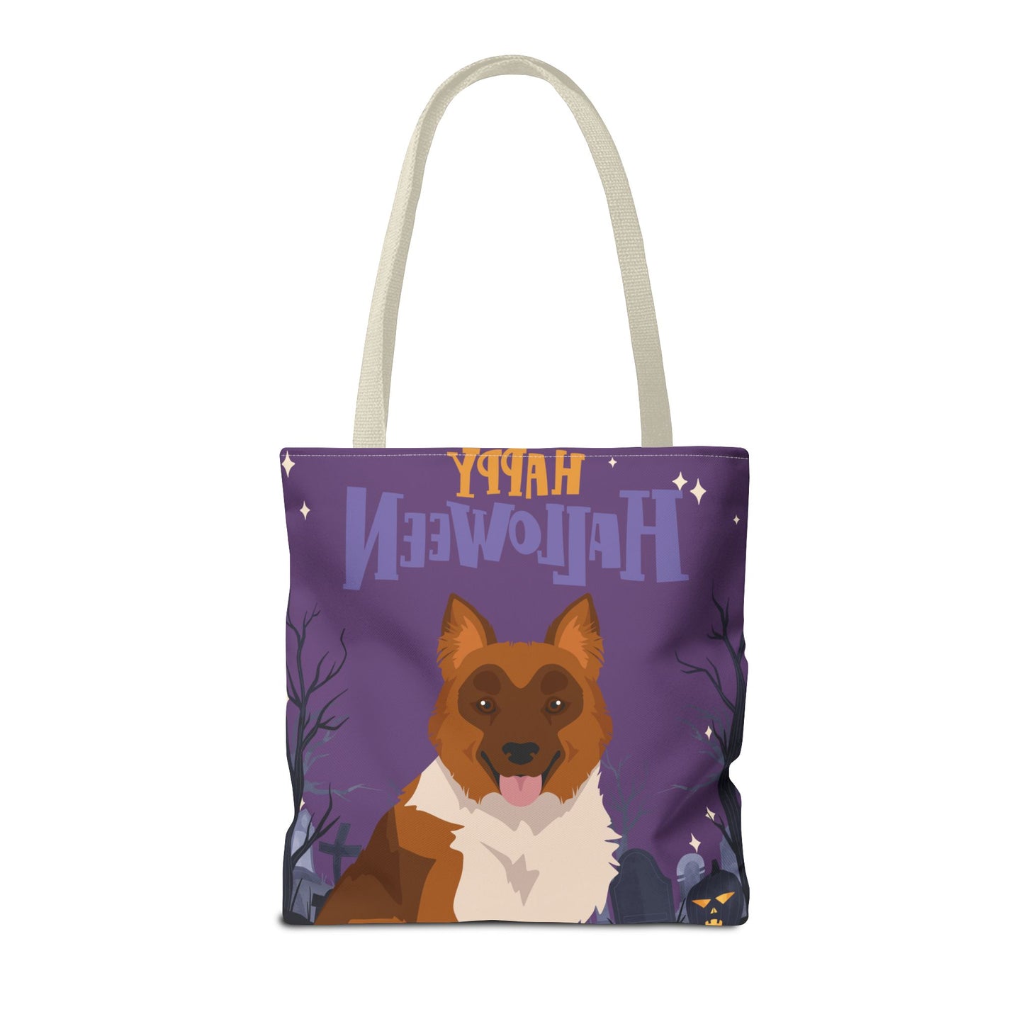 Elo Dog Happy Halloween Tote Bag 16x16