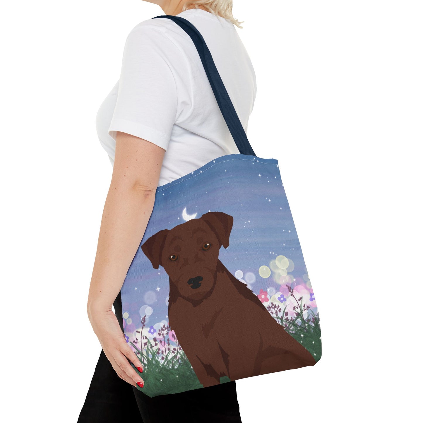 Patterdale Terrier Dog Tote Bag 16x16