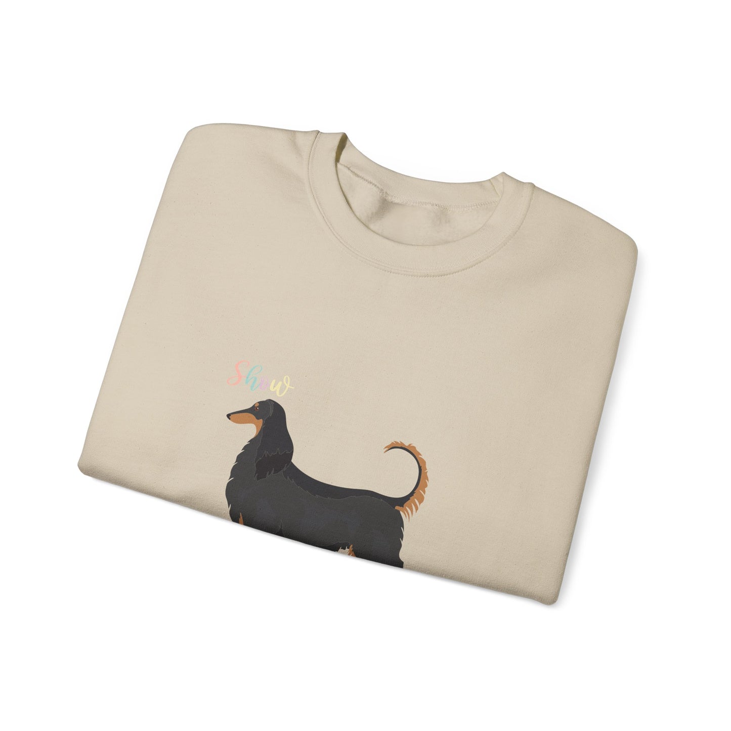 Afghan Hound Dog Unisex Heavy Blend Crewneck Sweatshirt