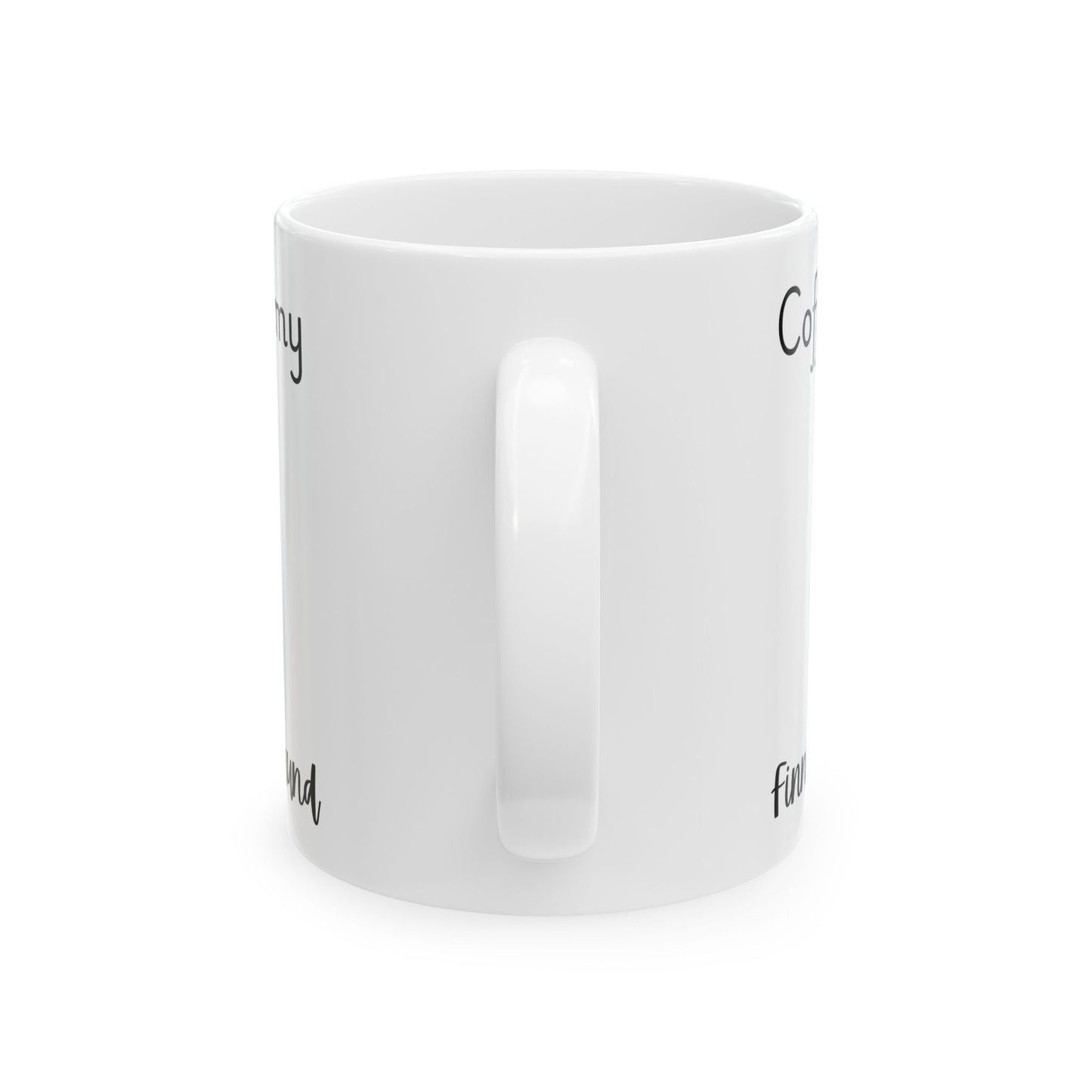Coffee and My Finnish Lapphund Coated Ceramic Mug | Dog Lover Gift, Pet Owner Cup, Cute Mug for Dog Moms, Funny Mug for Coffee Lovers